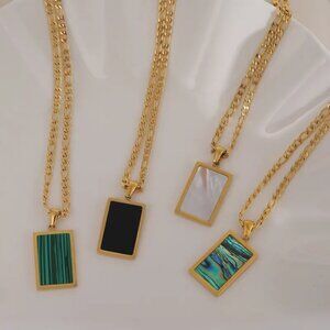 18K Gold Plated Pendant Necklace